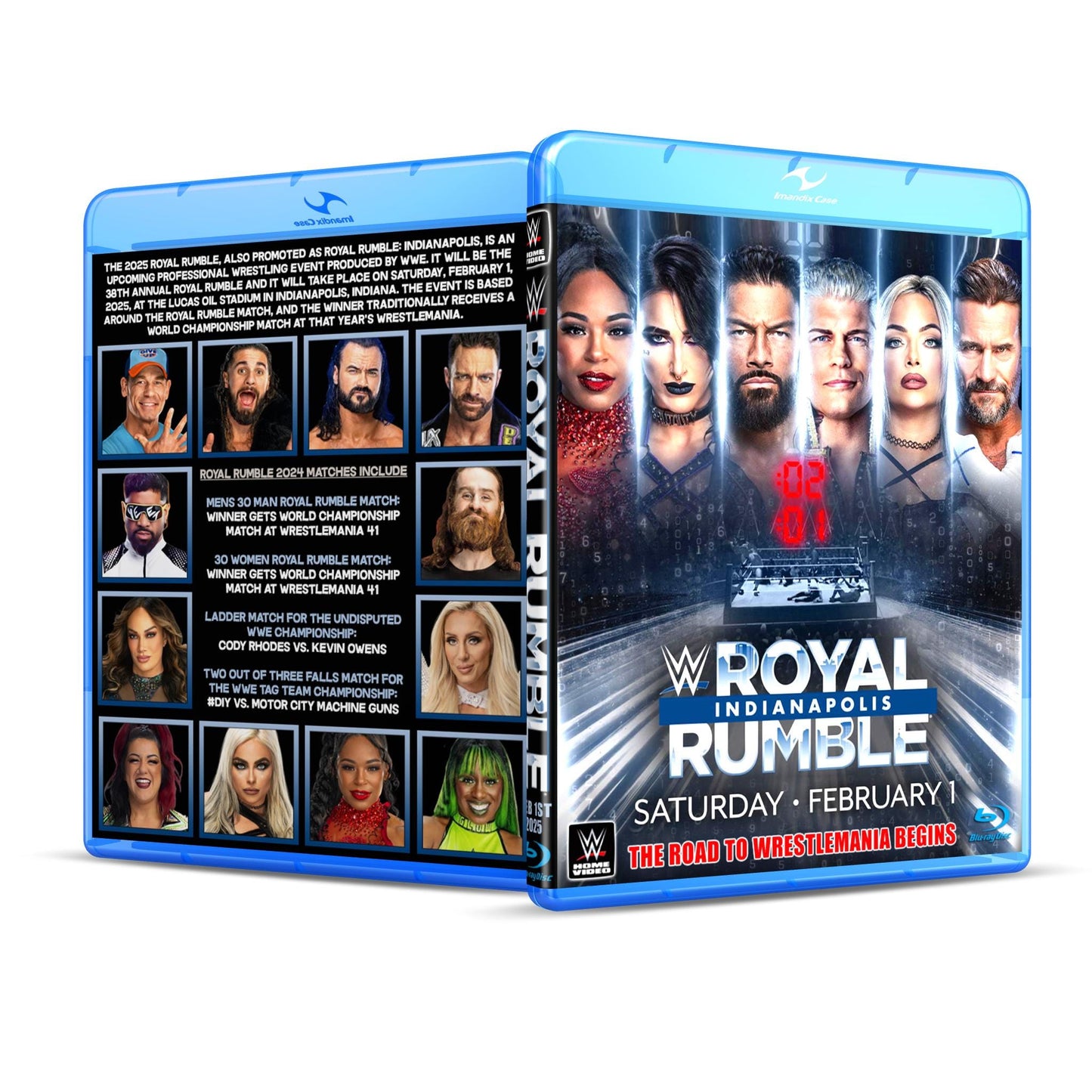 2/1/25 Royal Rumble PLE Blu Ray WWE