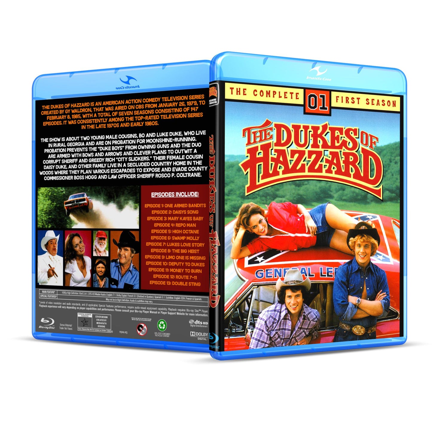 The Dukes of HazzardComplete Season One on Blu Ray 1080