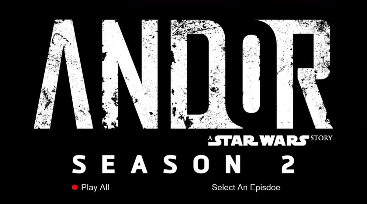 Star Wars Andor Season 2 Blu Ray Complete