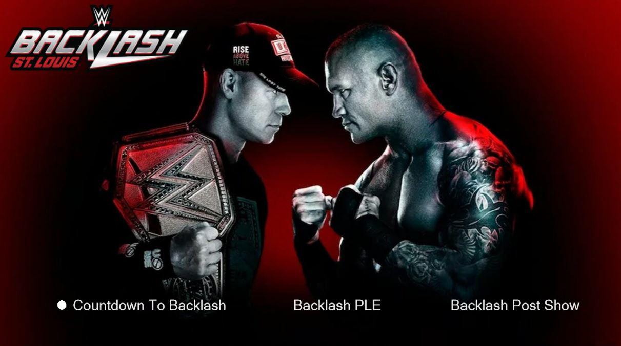 5/10/25 Backlash PLE Blu Ray WWE