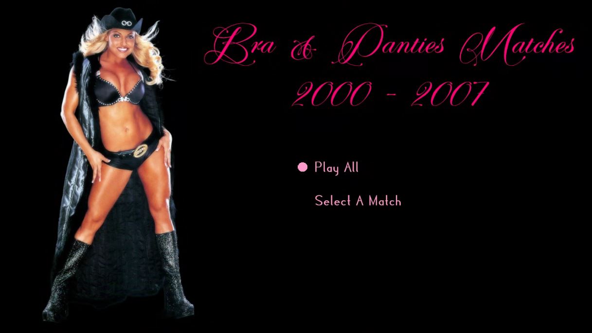 WWE Bra & Panties Matches Blu Ray