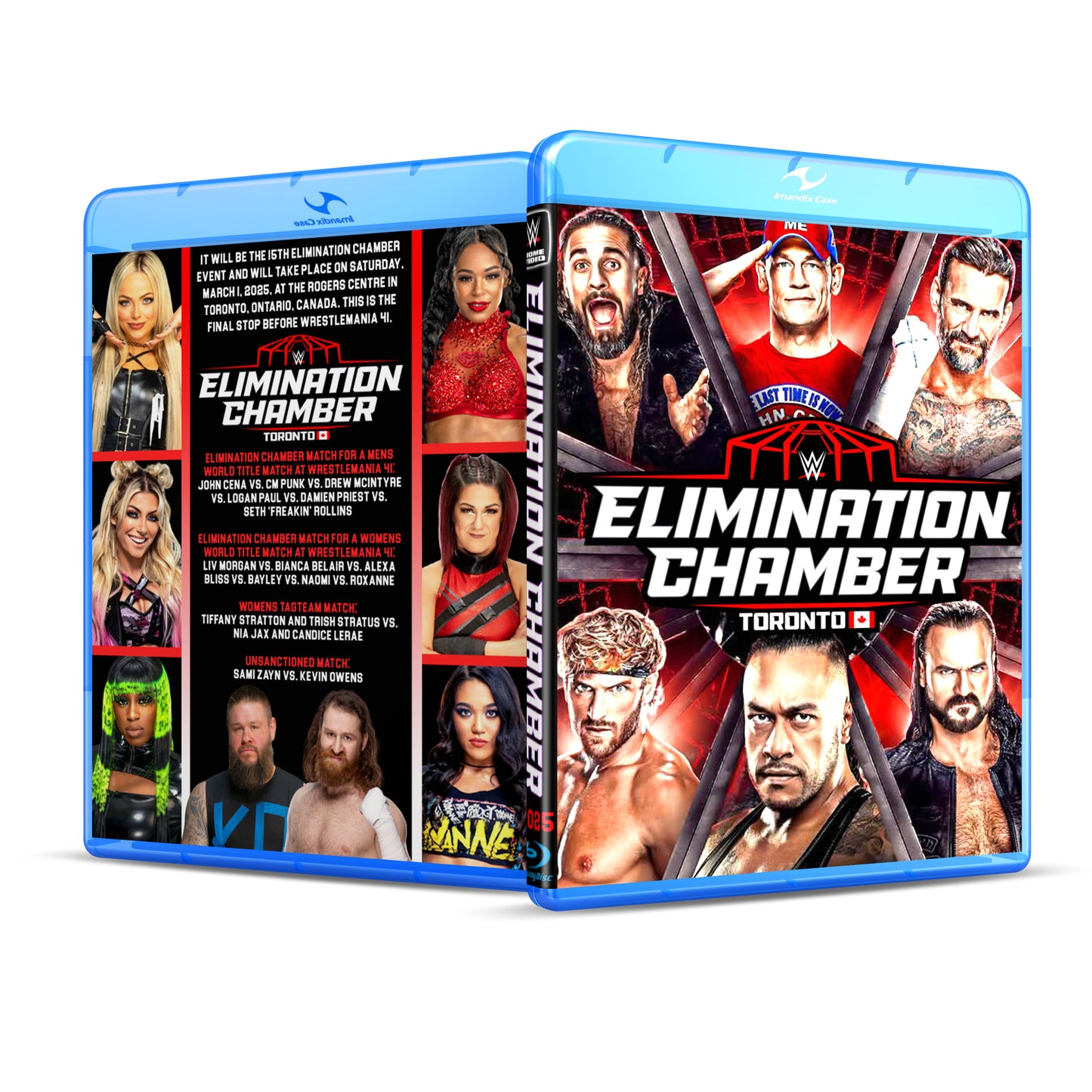 3/1/25 Elimination Chamber Blu Ray WWE