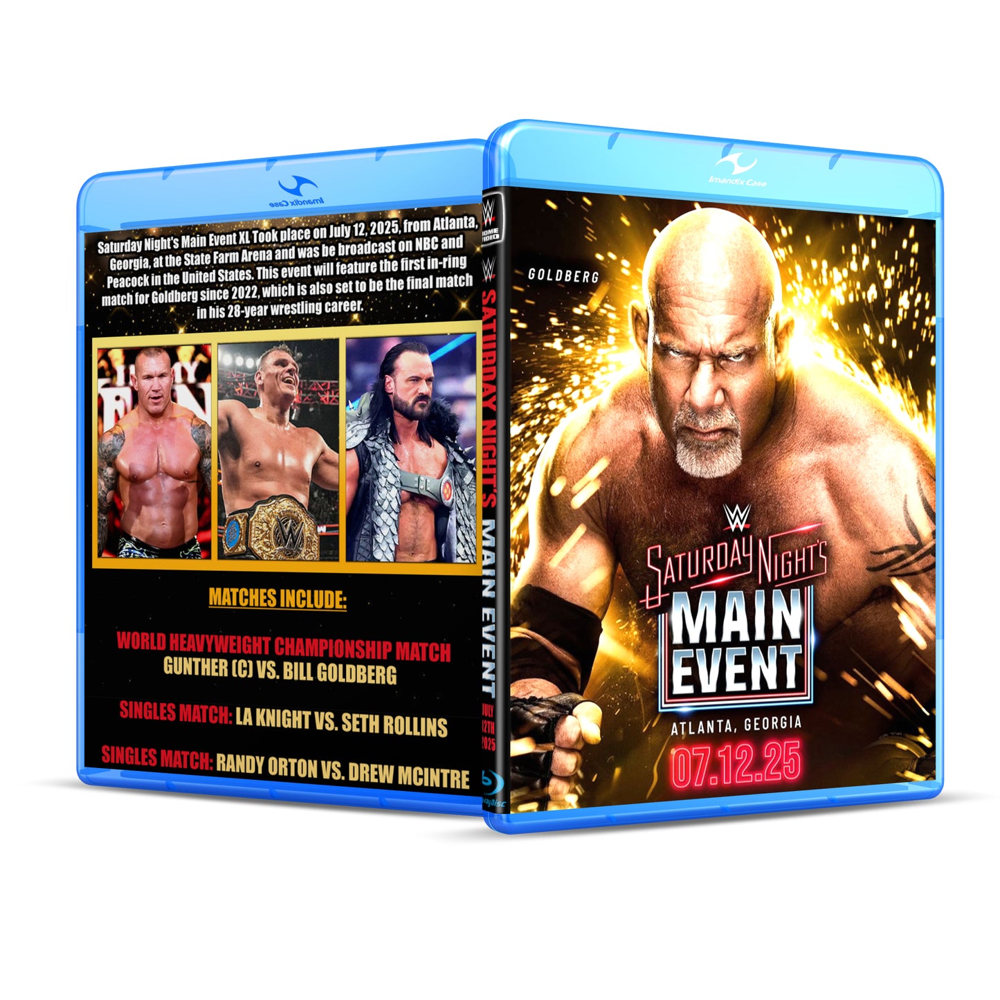 7/12/25 WWE Saturday Night's Main Event – July 12, 2025 (Blu-ray)