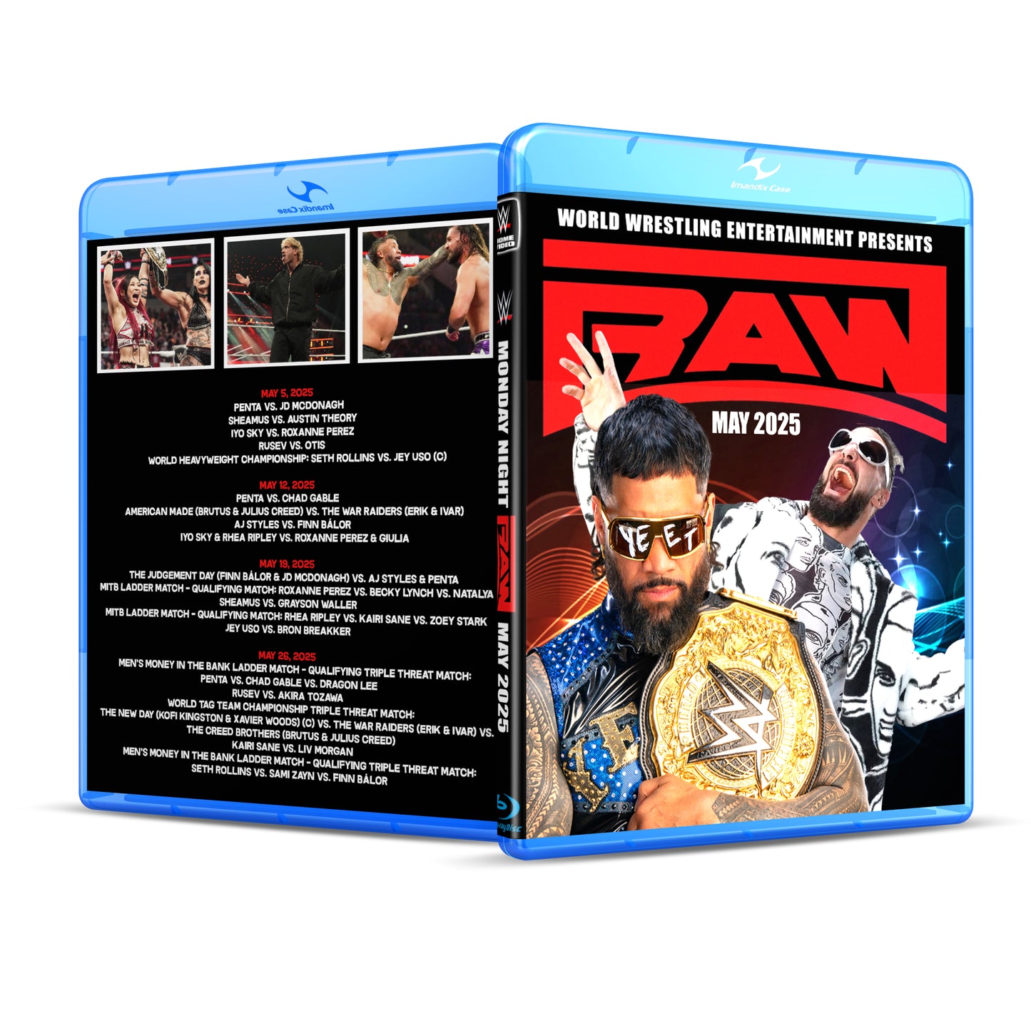 WWE Raw For The Month Of May Blu Ray All Shows