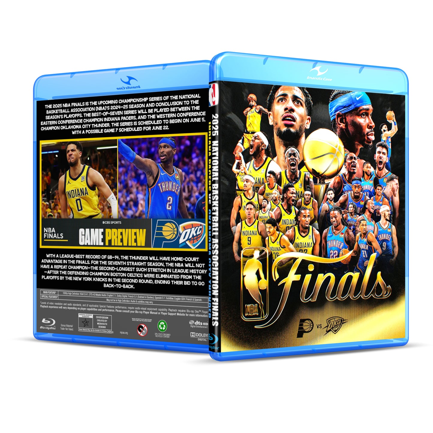 2025 NBA Finals: Pacers vs. Thunder – Complete 7-Game Series Blu-ray