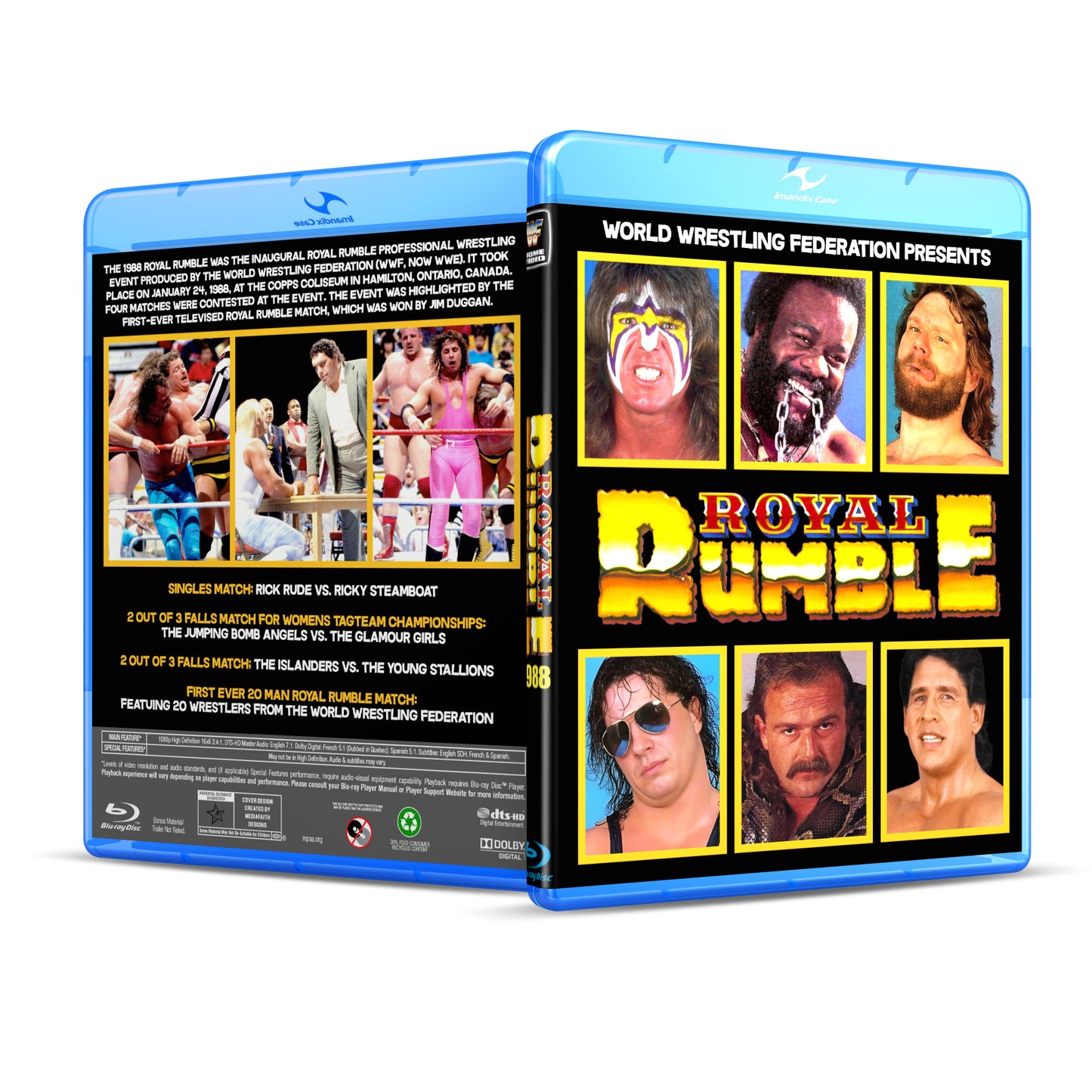 1/24/88 The Royal Rumble Blu Ray WWF