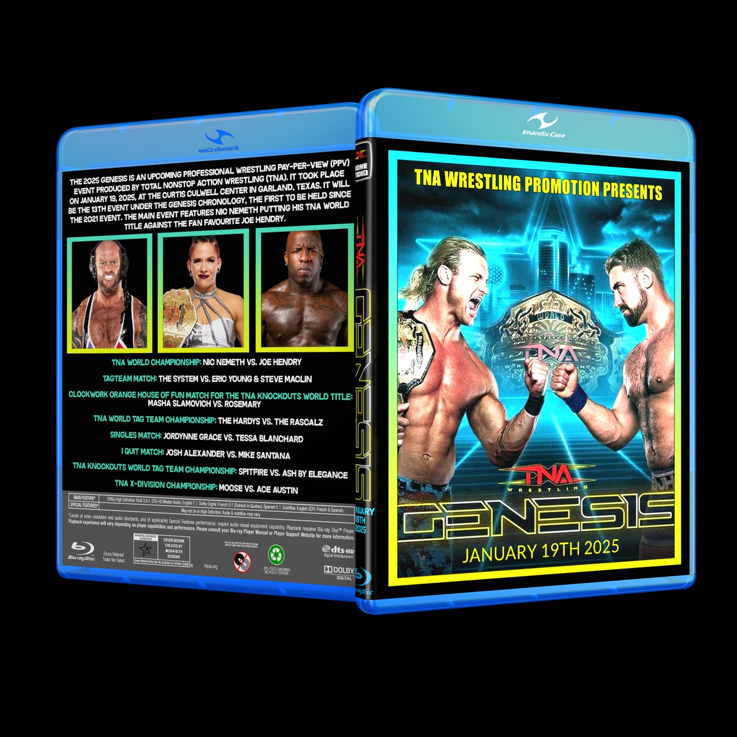 TNA .99 Wrestling Genesis Blu-ray 2021