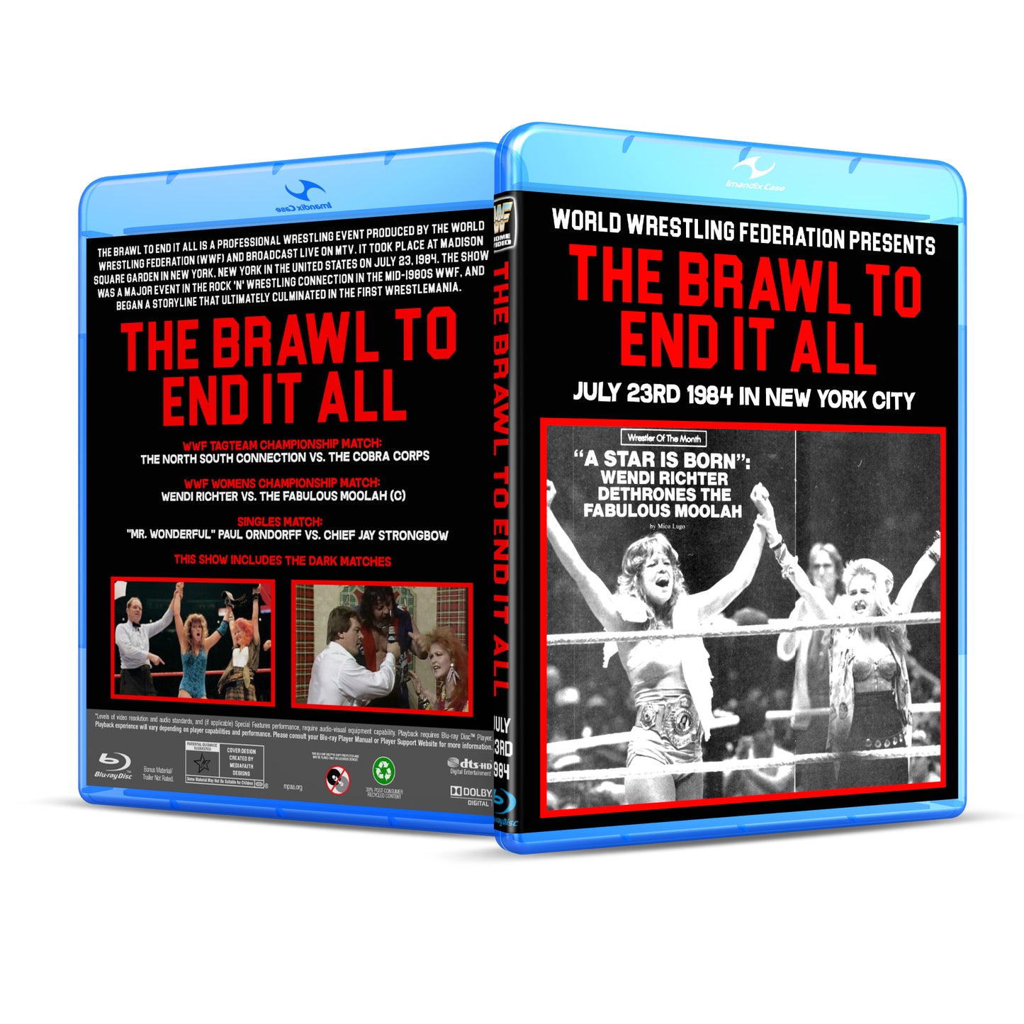 7/23/84 The Brawl To End It All 1984 Blu Ray 1080 Complete