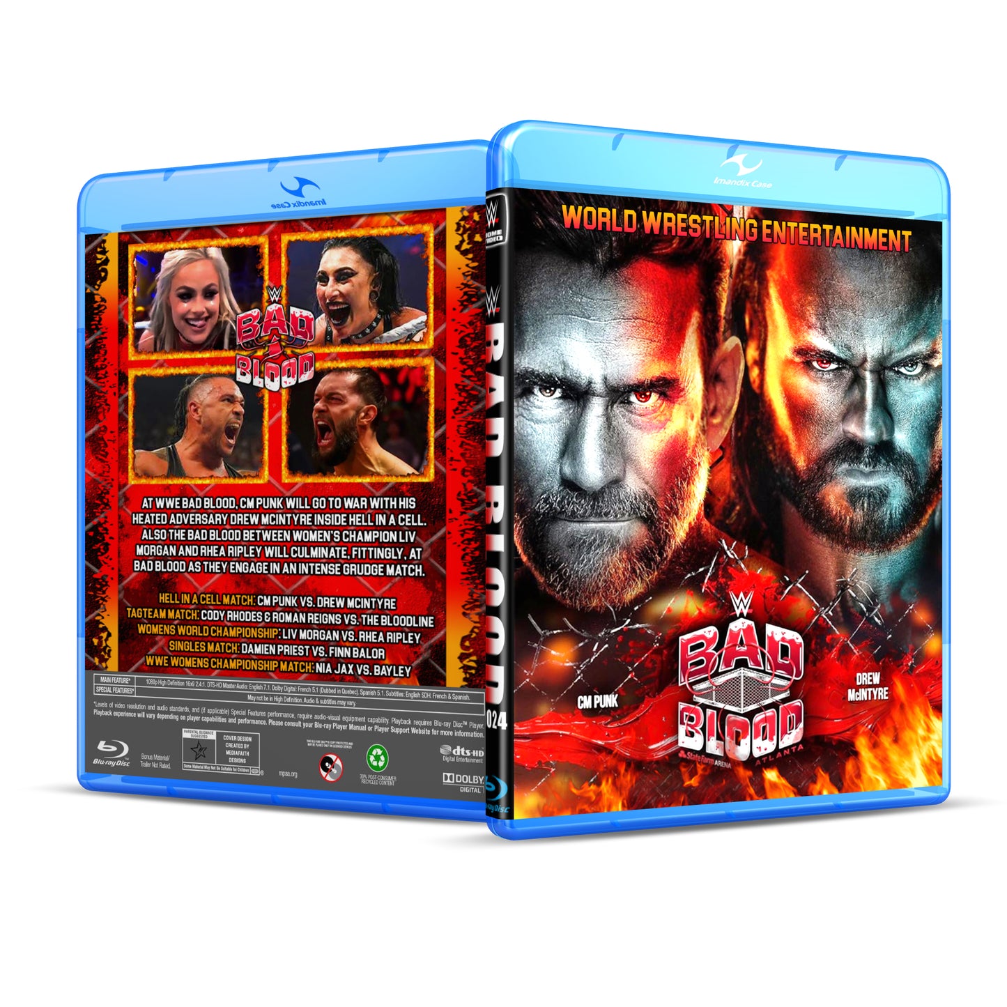 10/5/24 Bad Blood Blu Ray PLE WWE
