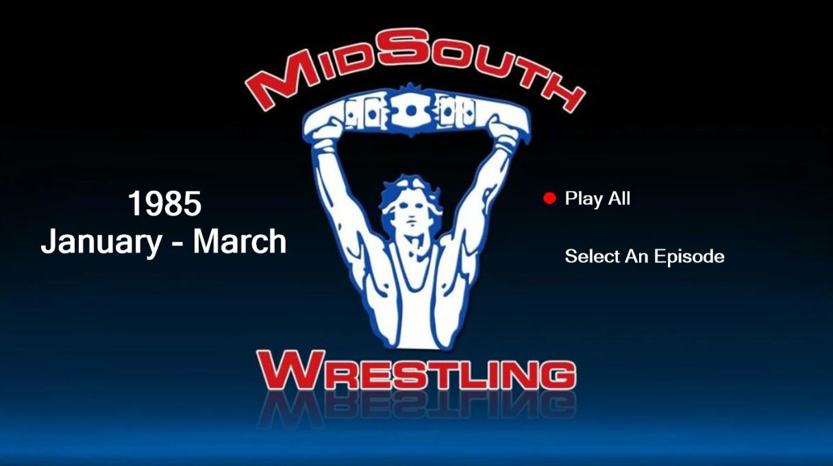 1985 Mid-South Wrestling – Blu-ray 4 Disc Set