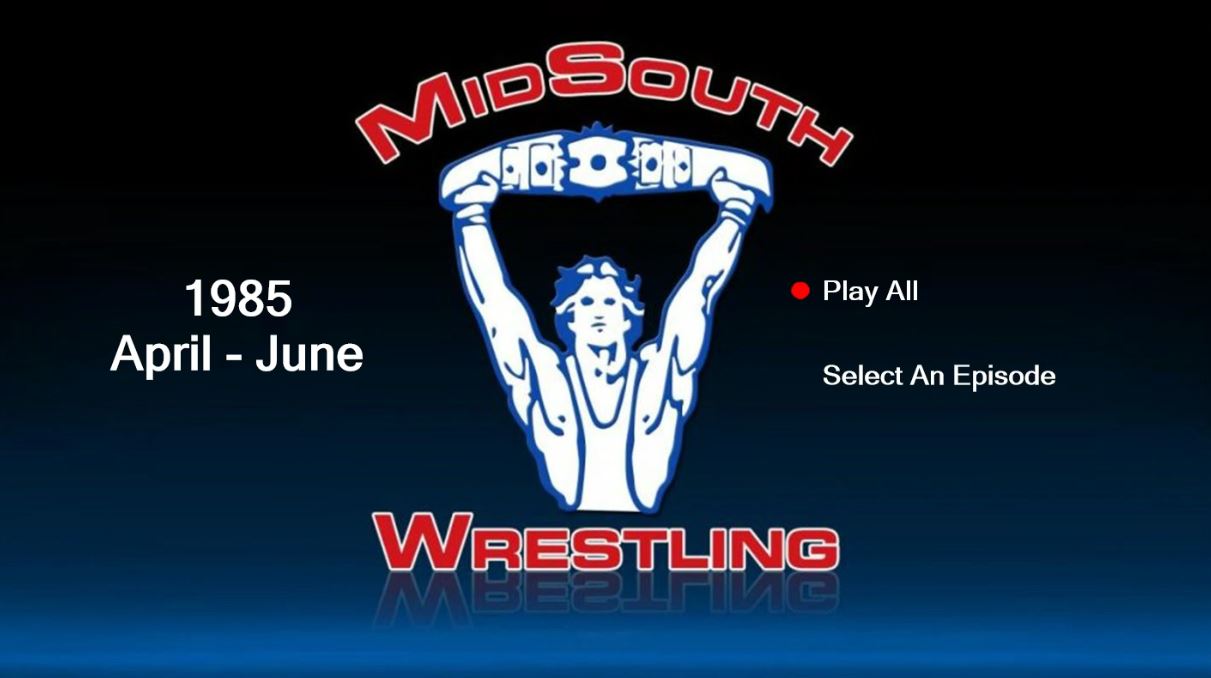 1985 Mid-South Wrestling – Blu-ray 4 Disc Set