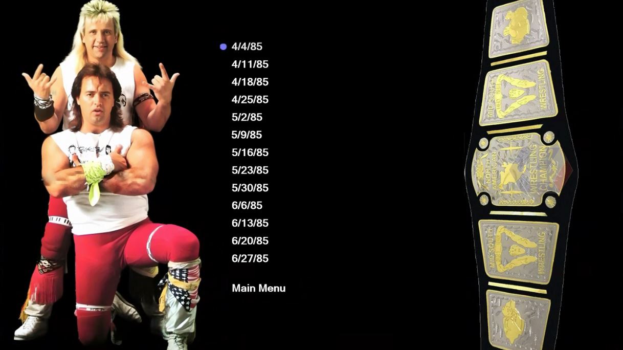 1985 Mid-South Wrestling – Blu-ray 4 Disc Set