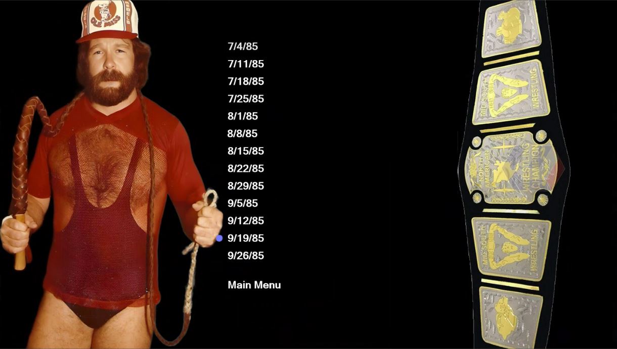 1985 Mid-South Wrestling – Blu-ray 4 Disc Set