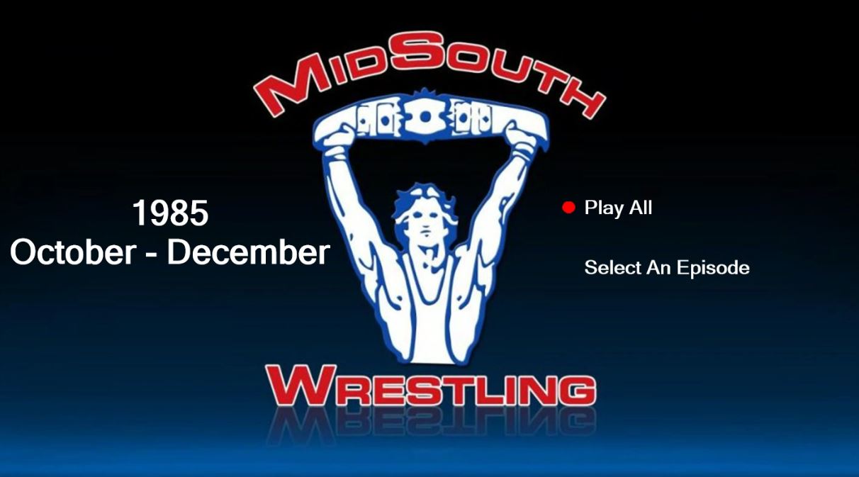 1985 Mid-South Wrestling – Blu-ray 4 Disc Set