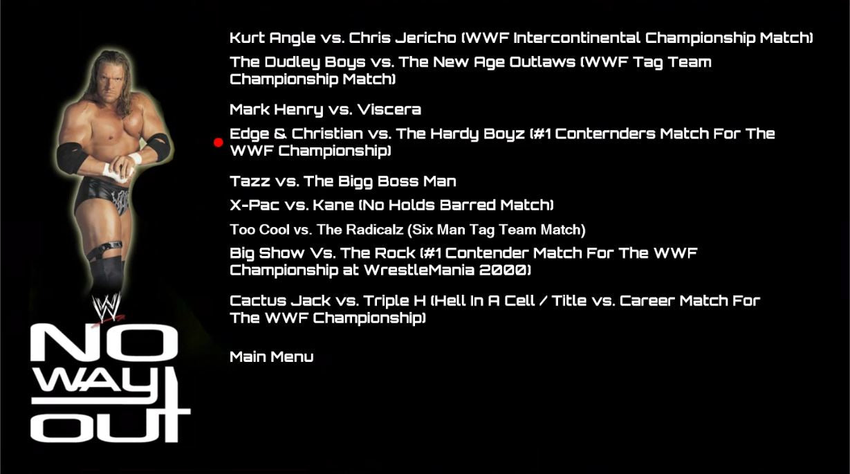 WWF No Way Out 2000 (Blu-ray Fan Preservation)