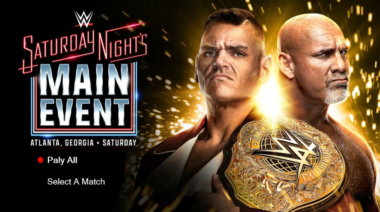 7/12/25 WWE Saturday Night's Main Event – July 12, 2025 (Blu-ray)