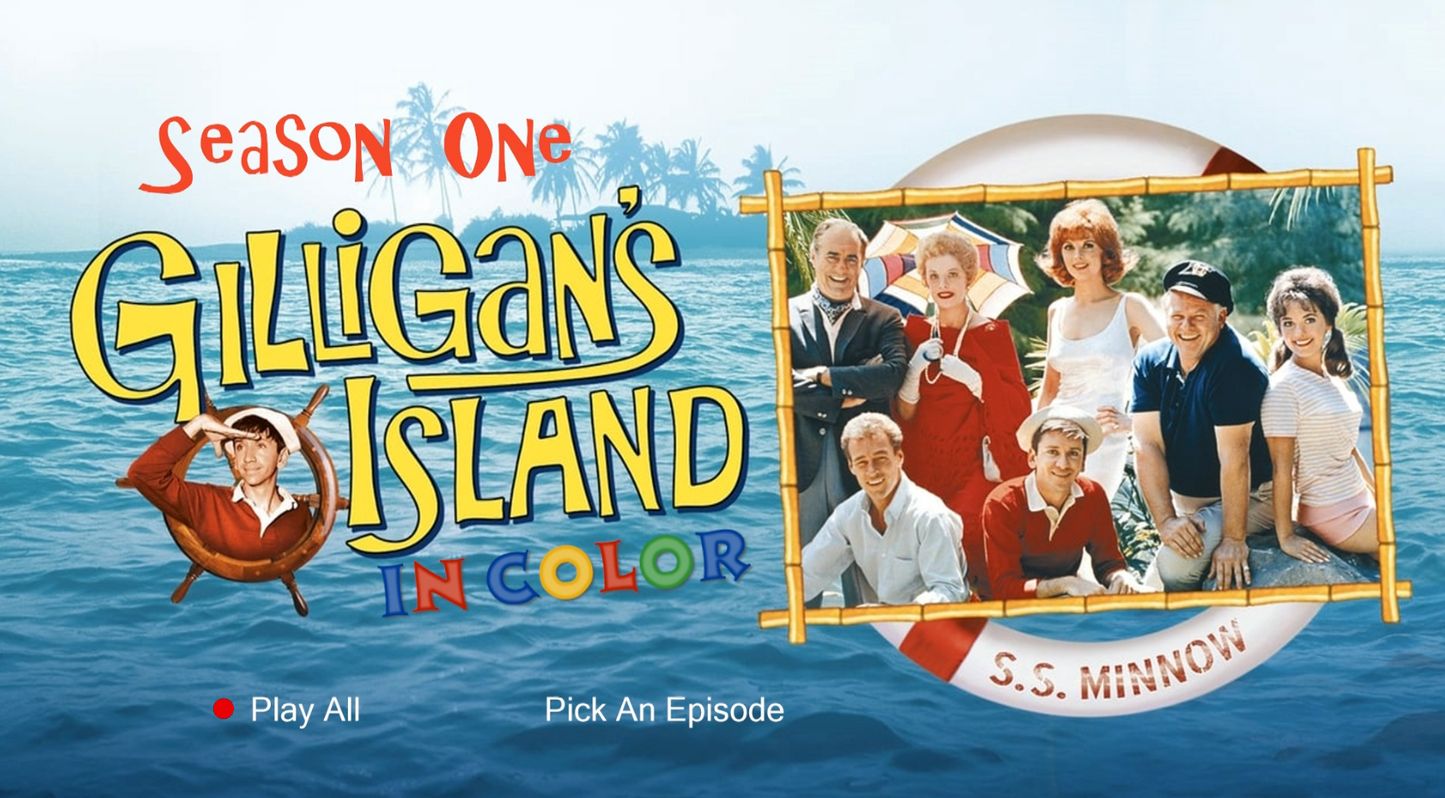Gilligan’s Island: Season One (In Color) – Blu-ray