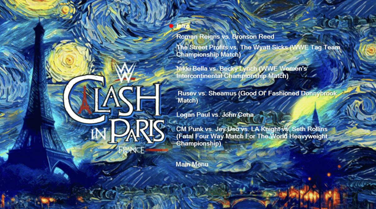 WWE Clash in Paris 2025 (Blu-ray)