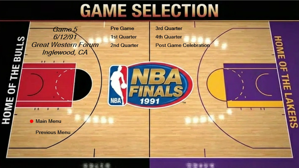 NBA Finals - Lakers vs. Bulls 1991