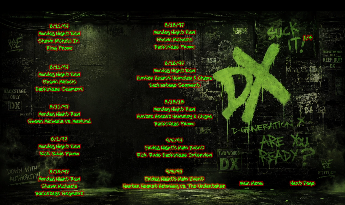 WWF D-Generation X: As Aired (1997) Blu-ray - Fan Preservation Edition