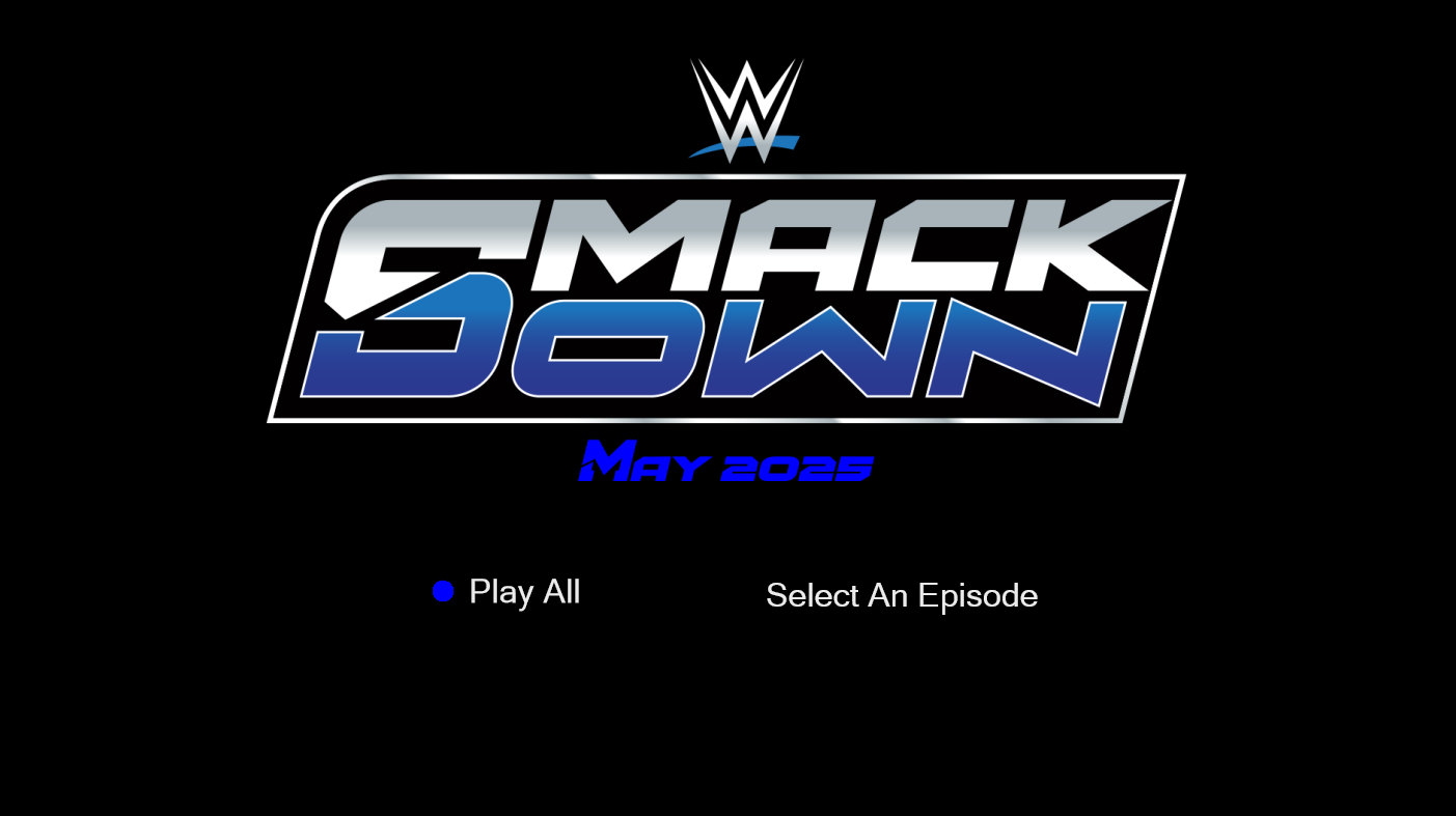 WWE Smackdown For The Month of May Blu Rays - All Shows