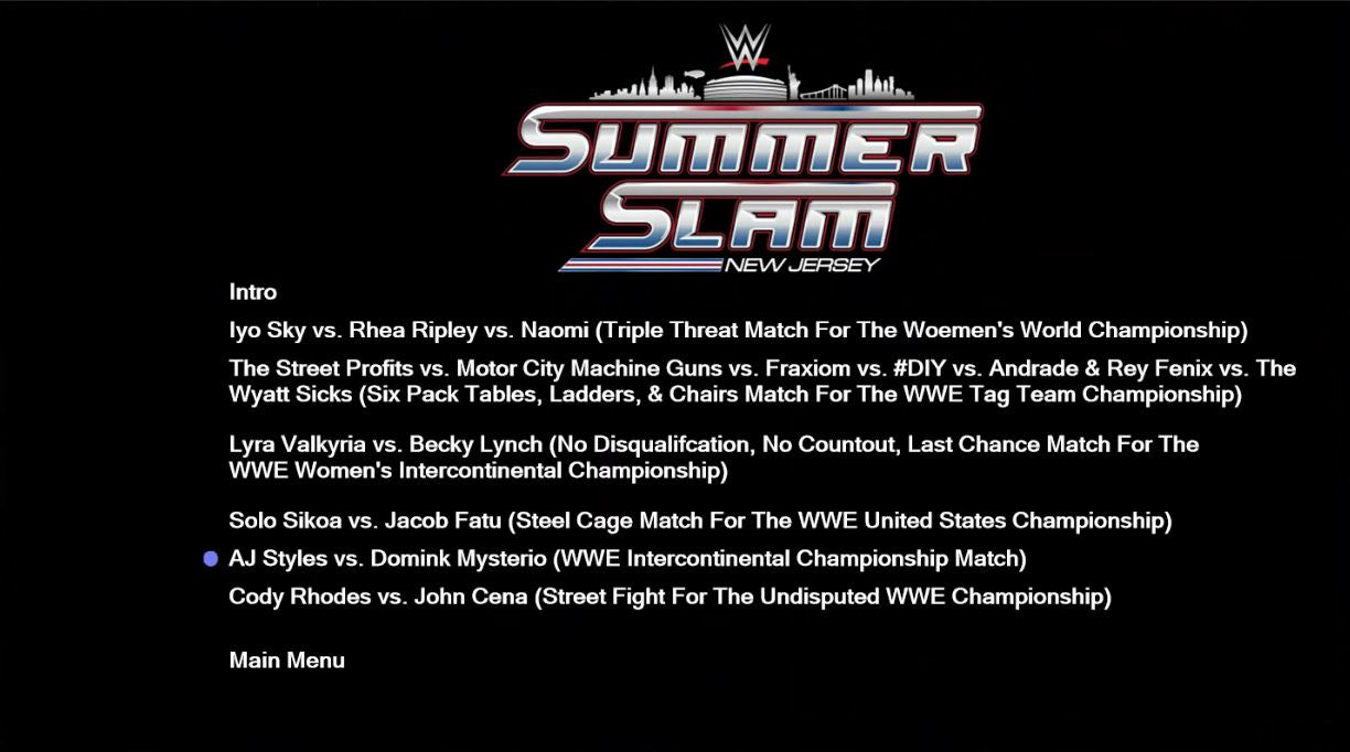 SummerSlam 2025 – WWE Premium Live Event on Blu-Ray (2-Disc Set)