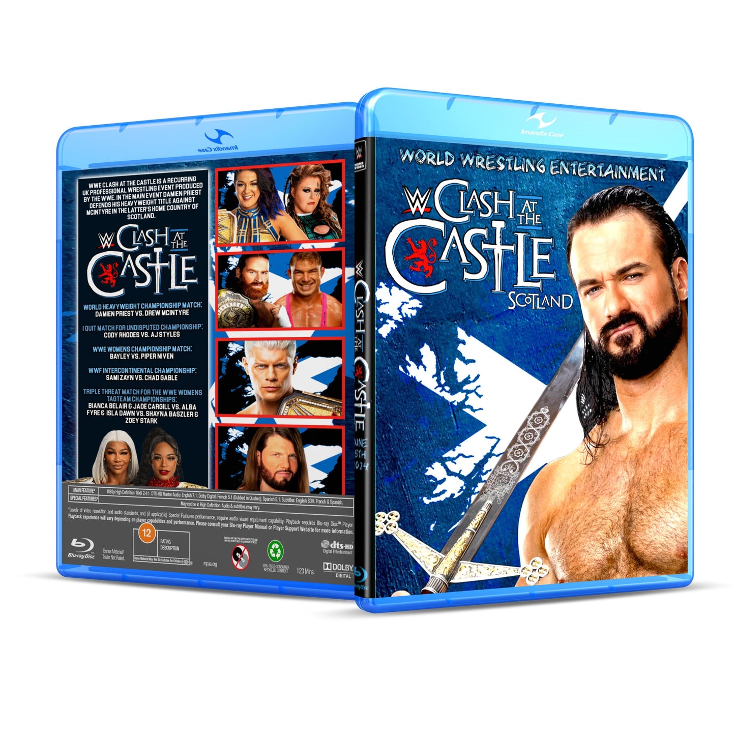 6/15/24 Clast At The Castle PLE Blu Ray WWE