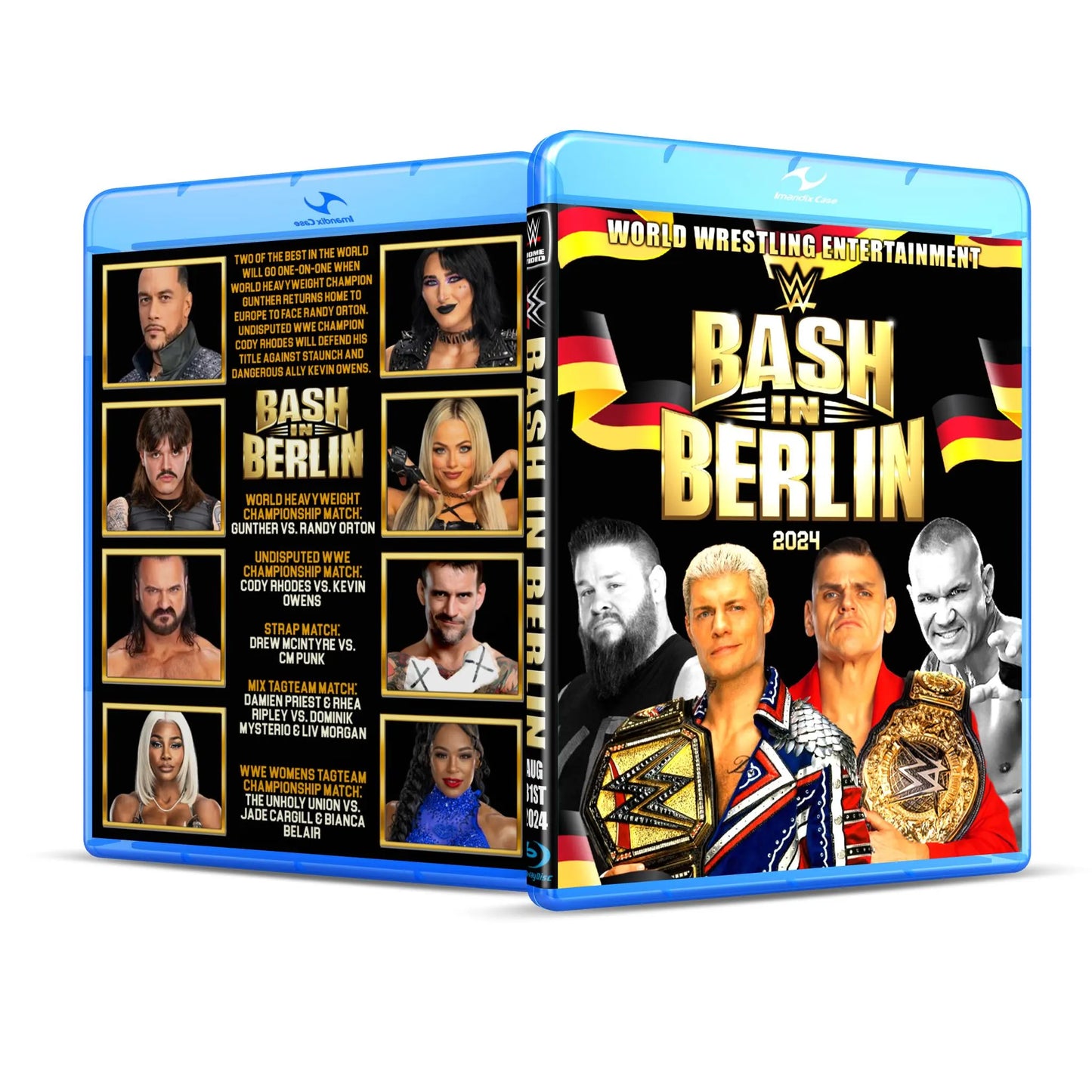 8/31/24 Bash In Berlin PLE Blu Ray WWE