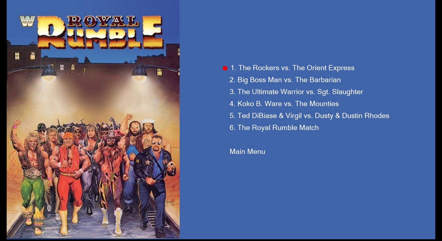 1/19/91 WWF Royal Rumble Blu Ray