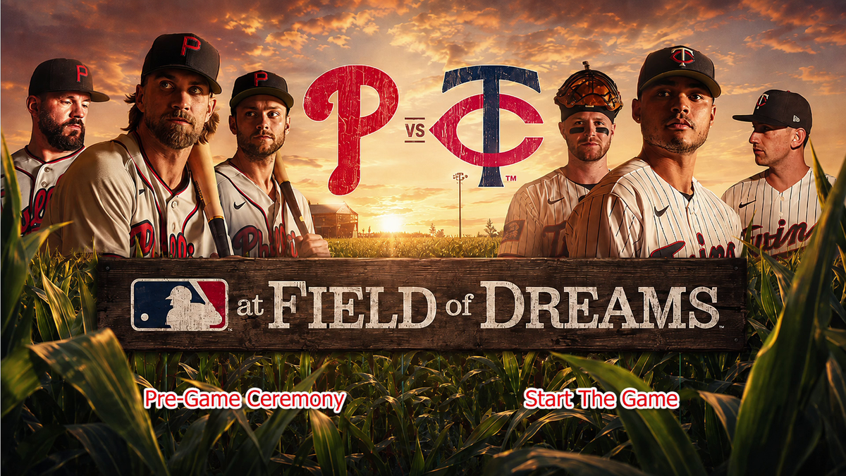 August 13, 2026: Twins vs. Phillies – MLB Field of Dreams Game Blu-ray