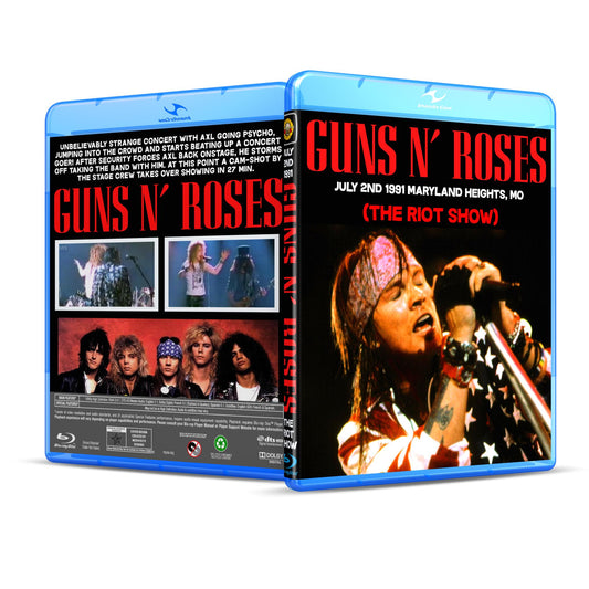Guns N' Roses - Live 7/2/91 St. Louis Riot Show Blu Ray
