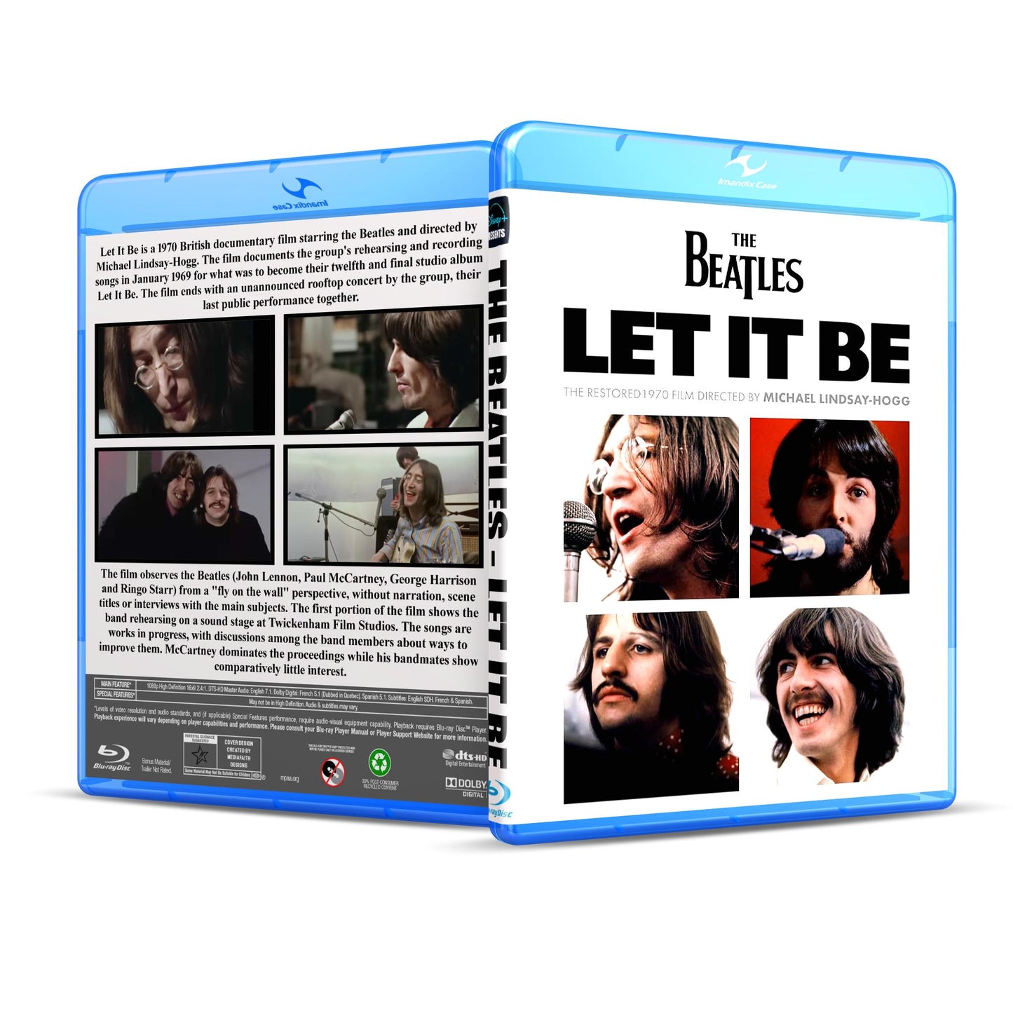 The Beatles Let It Be Movie On Blu Ray 1080