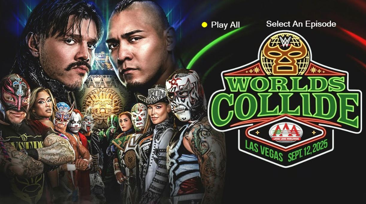 WWE / AAA Worlds Collide: Las Vegas – September 12, 2025 (Blu-ray Disc)