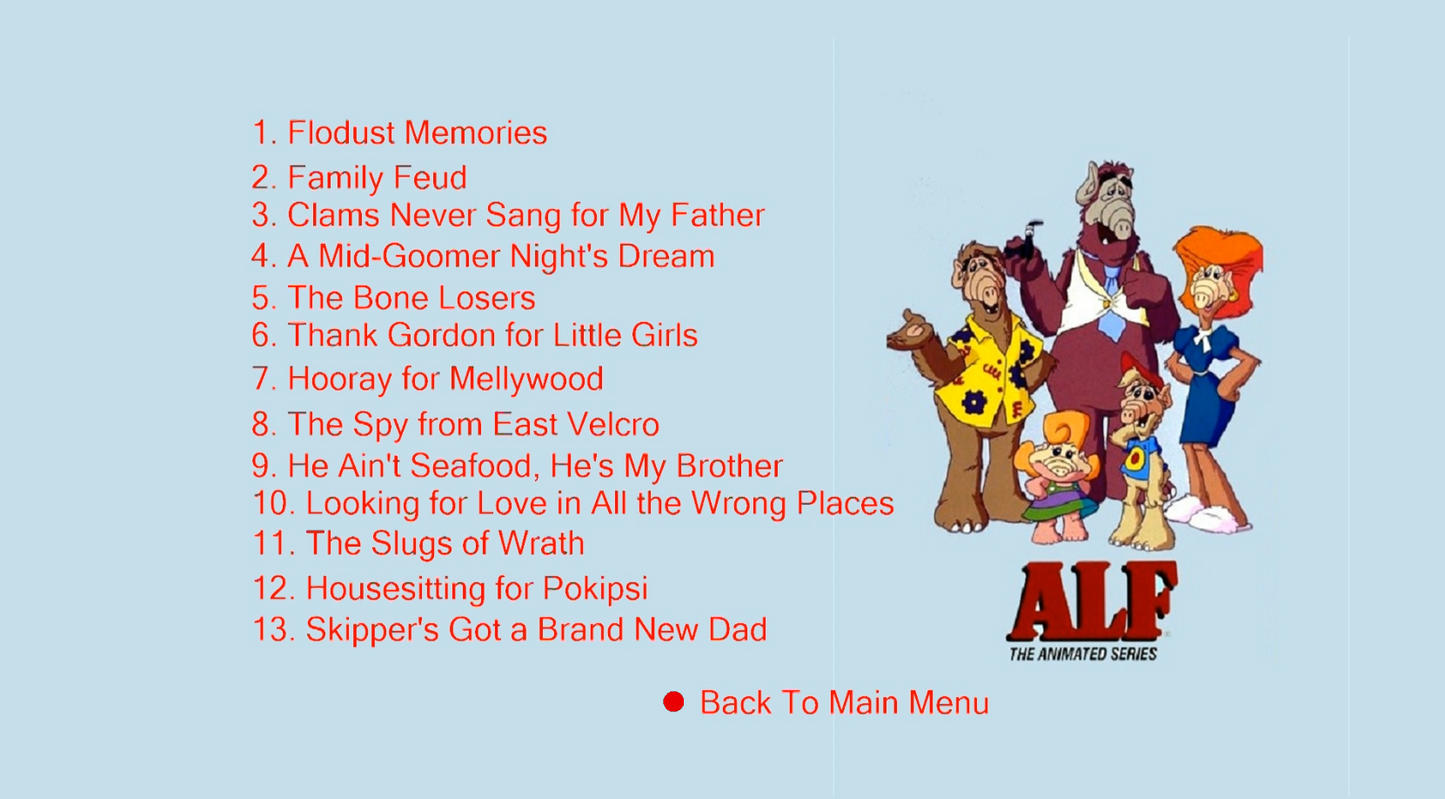 Alf: The Animated Series – Complete Collection on Blu-ray