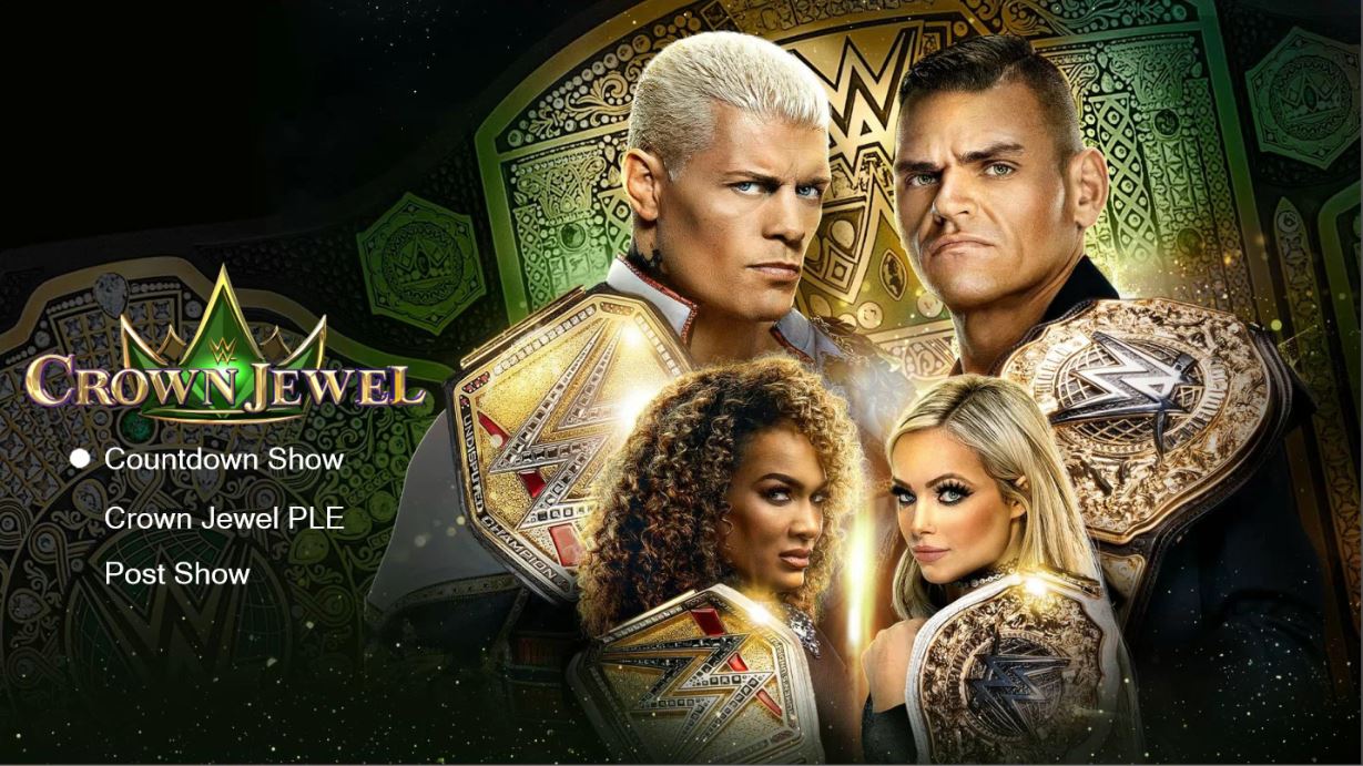 11/2/24 Crown Jewel PLE Blu Ray WWE