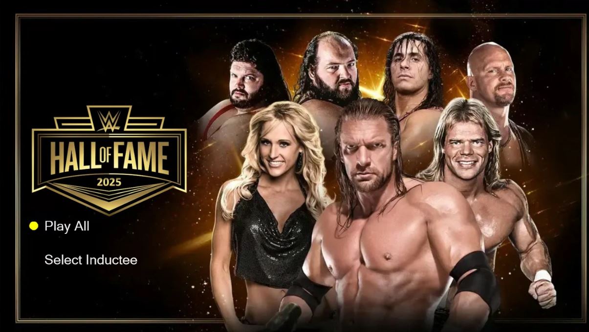 WWE Hall Of Fame 2025 Blu Ray