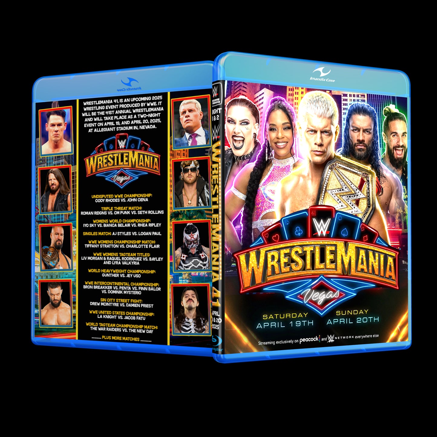 2025 Wrestlemania 41 WWE PLE