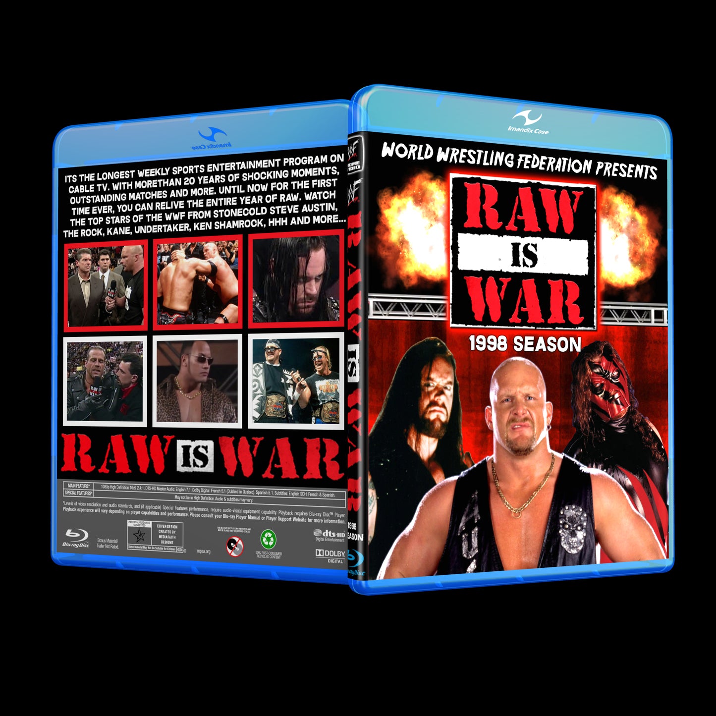 WWF Raw Complete Seas 4 Disc Set 1998