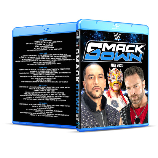 WWE Smackdown For The Month of May Blu Rays - All Shows