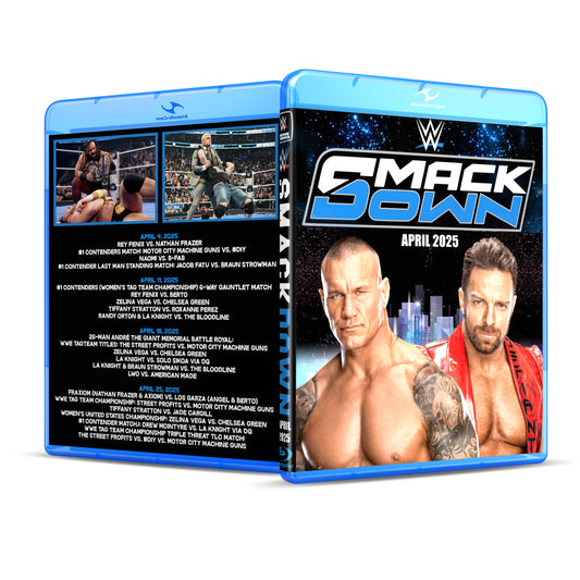 WWE Smackdown For The Month Of April 2025 Blu Ray