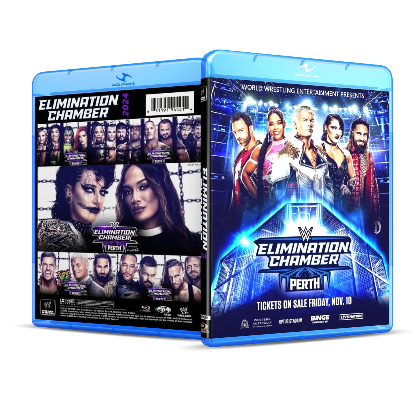 2/24/24 Elimination Chamber 2024 Blu Ray