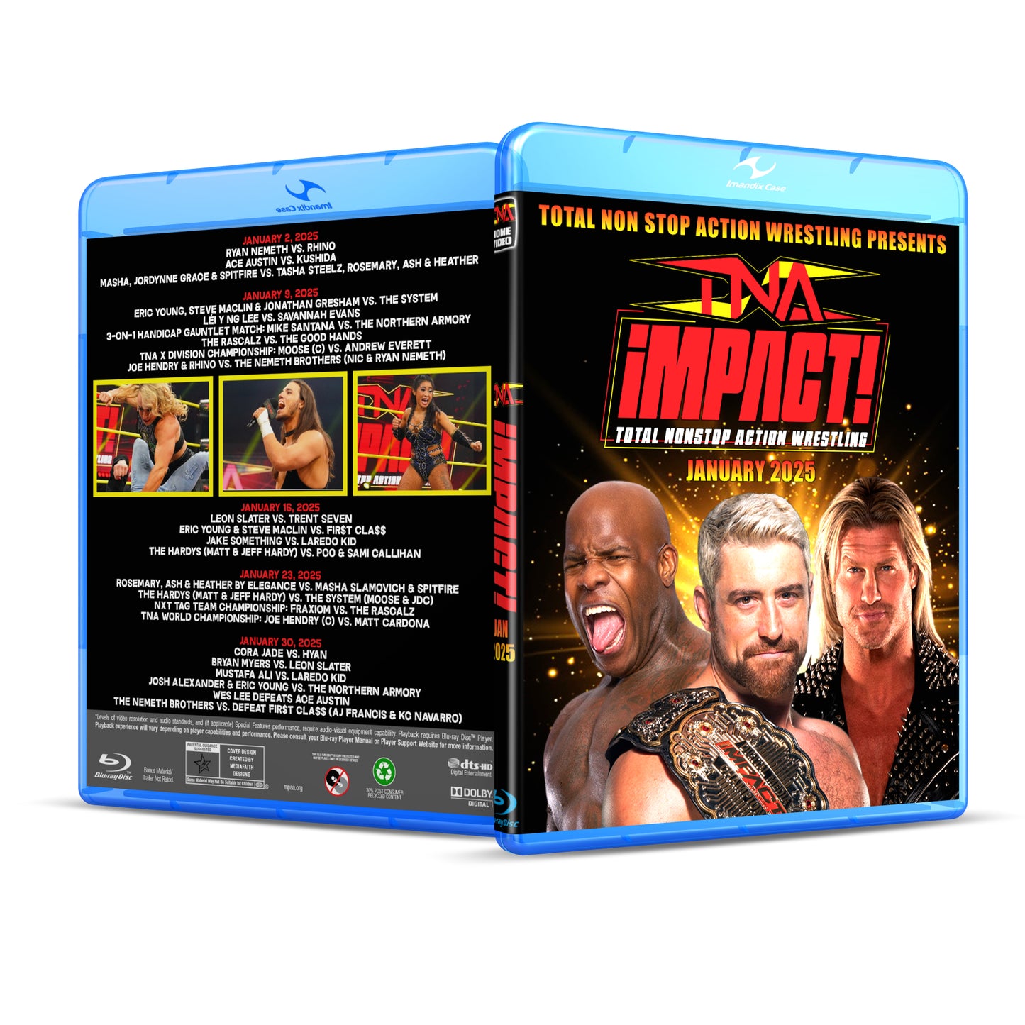 TNA Impact For The month Of January 2025 Blu Ray