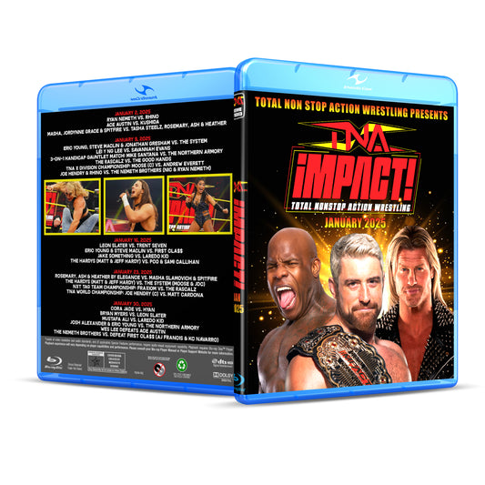 TNA Impact For The month Of January 2025 Blu Ray