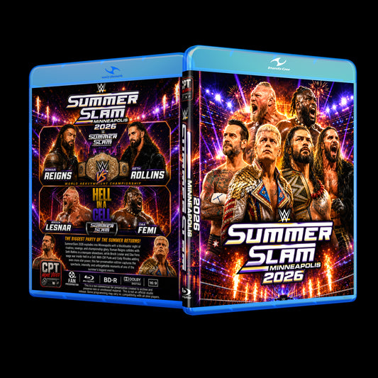 WWE SummerSlam 2026 Both Nights Blu Ray
