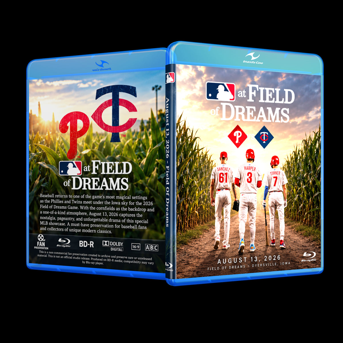August 13, 2026: Twins vs. Phillies – MLB Field of Dreams Game Blu-ray