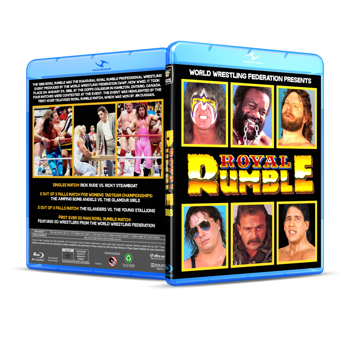 1/24/88 The Royal Rumble Blu Ray WWF – Catalog The Past