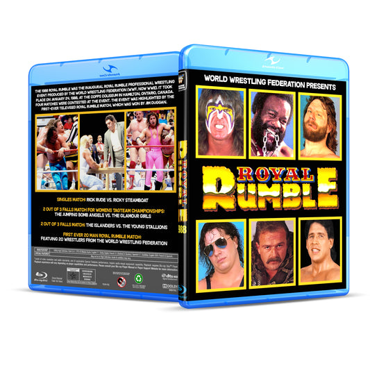 1/24/88 The Royal Rumble Blu Ray WWF