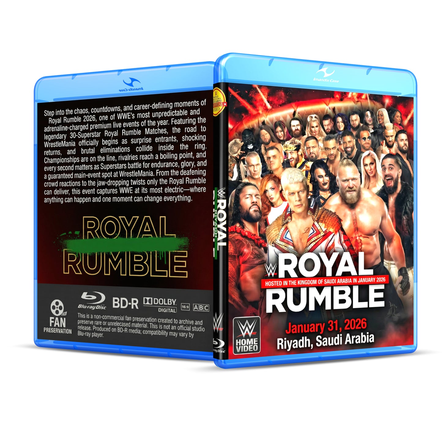 WWE Royal Rumble 2026 – Blu‑ray (Fan Preservation)