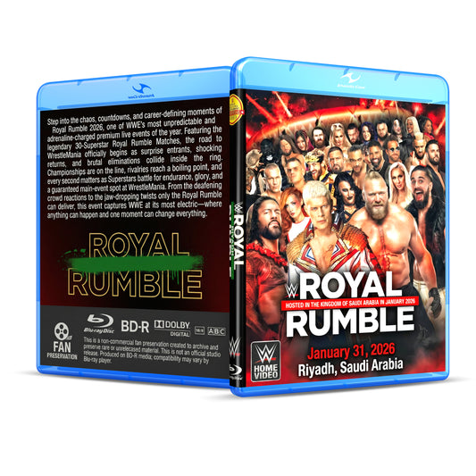 WWE Royal Rumble 2026 – Blu‑ray (Fan Preservation)