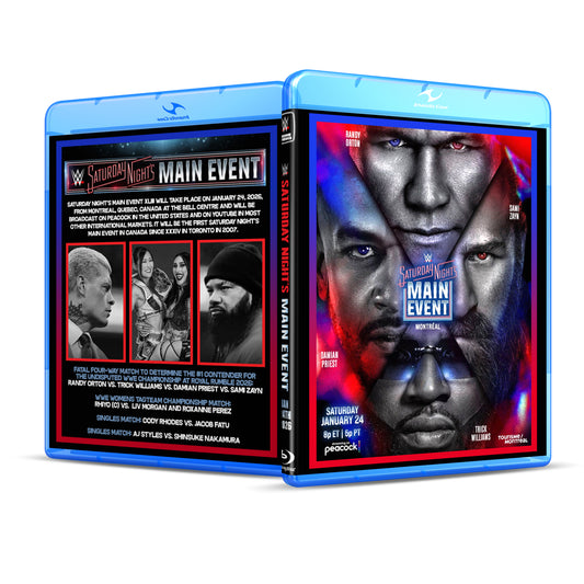 WWE Saturday Night’s Main Event – January 24, 2026 (Blu‑ray Fan Preservation)